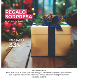 Regalo sorpresapor tu compra valorado por 33€ en yves Rocher