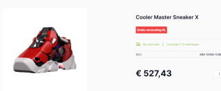 Cooler Master Sneaker X voor €521,39 bij Caps