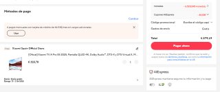 Xiaomi A Pro 2025 4K QLED 55″ (mas barato con monedas) por 285,70€