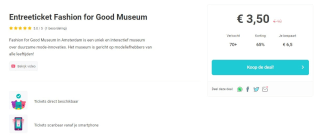 €2,50 extra voordeel bij Tripper