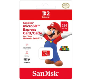 Nintendo Switch 2 SanDisk MicroSD 256GB Express voor €54,99 bij de Mediamarkt