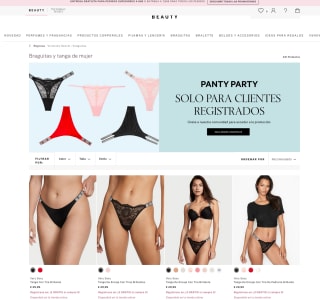 Compra 2 bragas y llévate 3 más Gratis de VICTORIA'S SECRET