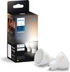 2+1 gratis op Philips Hue Spot - warm-tot koelwit licht - 2 pack - GU10 bij Bol