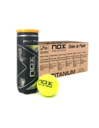 Cajón 24 botes de pelotas Nox Pro Titanium por 66,50€
