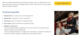 Treinkaartje naar Parijs of Londen vanaf €32