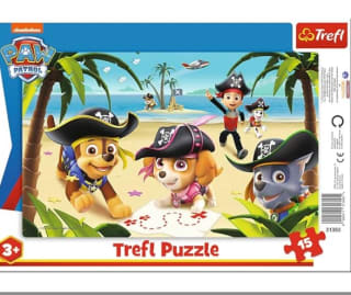 Puzzle marca Trefl- Amigos, Patrulla Canina, de 15 Piezas por 4,99€