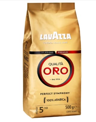 Café en Grano Natural Lavazza, Qualità Oro 500g por 6.55€