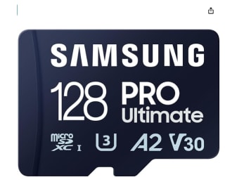 Samsung PRO Ultimate Tarjeta de Memoria MicroSD con Adaptador SD, 128 GB, 200 MB/s y 130 MB/s por 15.99€