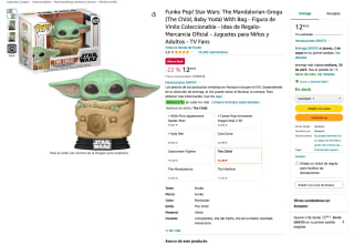 Funko Pop! Star Wars The Mandalorian Grogu por 12,49€