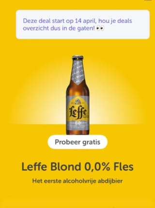 Gratis Leffe 0.0 na cashback via Tikkie