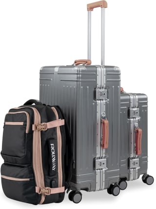 2 Maletas Premium 20 y 26" + Mochila de Viaje por $1,999 en Amazon