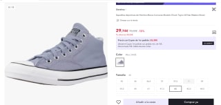Zapatillas deportivas Marca Converse Modelo Chuck Taylor All Star Malden Street por 29,74€(17,74€ nuevo usuario)