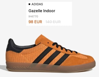 Zapatillas de Mujer ADIDAS Gazelle Indoor por 49€