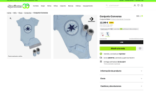 Conjunto Converse bebé por solo 12,99€