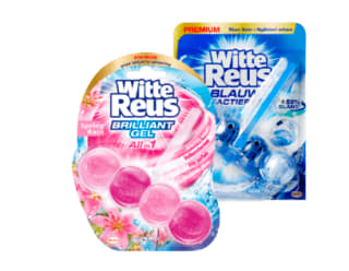 Alle Witte Reus Toiletblokken, 4 voor €6 bij de Plus