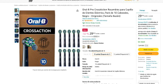 10 Recambios Oral-B Pro CrossAction para cepillo de dientes Eléctrico por solo 29,99€