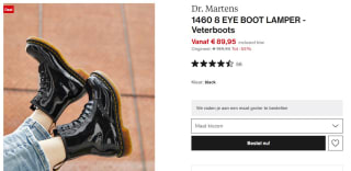 Dr. Martens 1460 8 EYE BOOT LAMPER - Veterboots voor €89,95 bij Zalando