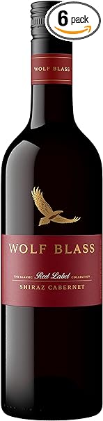 Purchase a Wolf Blass red label Shiraz Cabernet for £39 only at Amazon