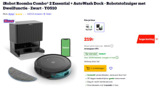 iRobot Roomba Combo 2 Essential voor €219 bij Bol