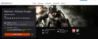 Batman: Arkham Knight por 3,99€ (incluido en PlayStation Plus Extra)