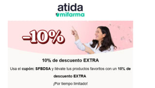 10% de descuento desde Atida