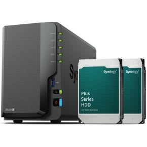 NAS Starterkit Synology DS224+ + 2x 4TB Synology HDD voor €549 bij Megekko