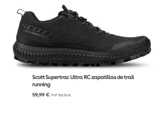 Zapatillas de trail running de Hombre Scott Supertrac Ultra RC por 59.9€