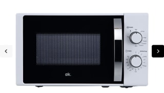 Microondas con grill ok. OMWG 2024-3 W, 700W, Potencia máx Grill 1050W, 5 Niveles, 20 l por 42,98€