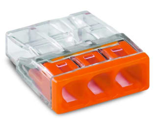 Lot de 100 mini bornes de connexion rapide Wago S2273 à 13,90€