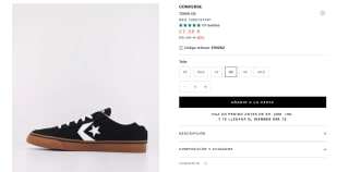 Zapatillas Converse Tobin Ox por 27,50€