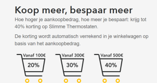 Krijg tot 40% korting op Slimme Thermostaten