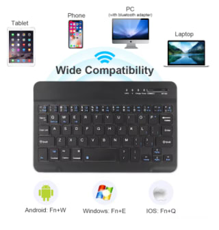 Miniteclado inalámbrico Bluetooth por 5,32€