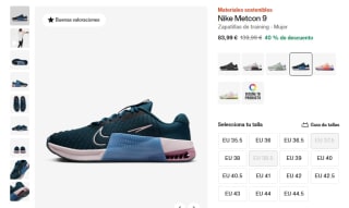 Zapatillas Nike Metcon 9 por 83,99€