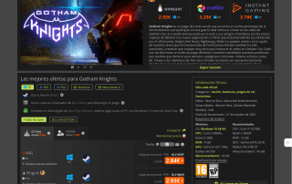 Gotham Knights PC por 2,84€