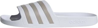 adidas Sportswear adilette Aqua Badslippers - wit - voor €11,50 bij Amazon