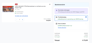 €10 korting op Lego Ninjago bij Smythstoys