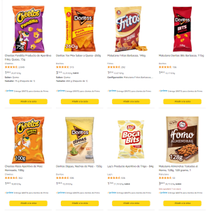 5€ de descuento gastando 18€ en una seleccion de productos (snacks)