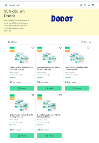 -35% de Descuento en Dodot.