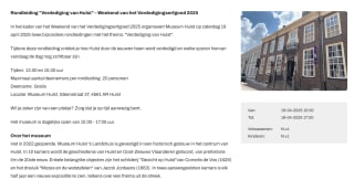 Gratis locaties verdedigingserfgoed bezoeken tijdens Weekend van het Verdedigingserfgoed 19 t/m 21 april