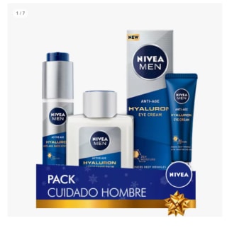 NIVEA MEN Pack ahorro cuidado personal - Contiene gel, contorno de ojos y affershave por 11.99€