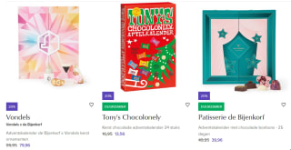 20% korting op geselecteerde Adventskalenders 2023 bij De Bijenkorf