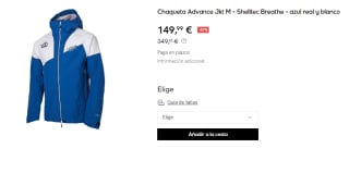 Chaqueta de Hombre Ternua Advance Jkt M - Shelltec Breathe por 149.99€