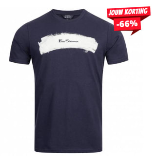Ben Sherman heren t-shirts in diverse kleuren voor €12,99 bij Sport-Korting