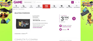 Billetera Pokémon por tan solo 3,99€ en Game