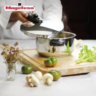 Olla a presión súper rápida de 4 Litros Magefesa Athenas por 25,65€