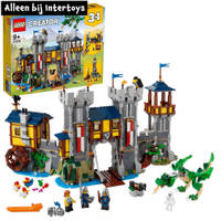 LEGO Creator 3-in-1 Middeleeuws kasteel voor €74,99 bij Intertoys