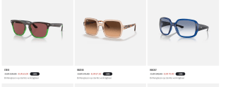 50% korting op geselecteerde zonnebrillen bij Ray-Ban