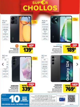 Superchollos Electrónica Folleto Carrefour hasta 10 Octubre 2024