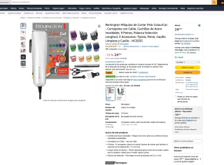 Remington Máquina de Cortar Pelo ColourCut por solo 19,52€
