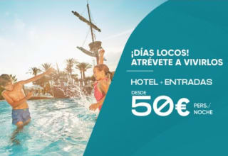 PortAventura Hotel + Entradas por 50€ por persona.